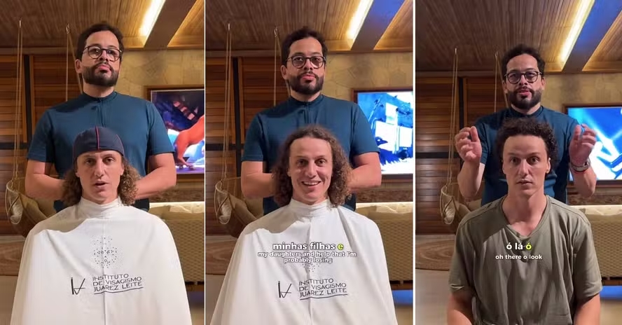 David Luiz abandona visual clássico e estreia novo corte contra o Palmeiras