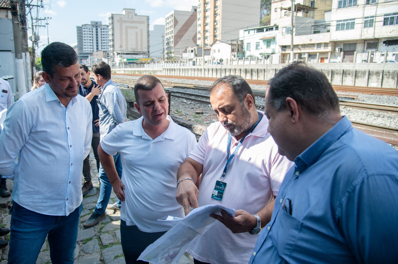 Visita técnica alinha cronograma de obras do Pátio de Manobras
