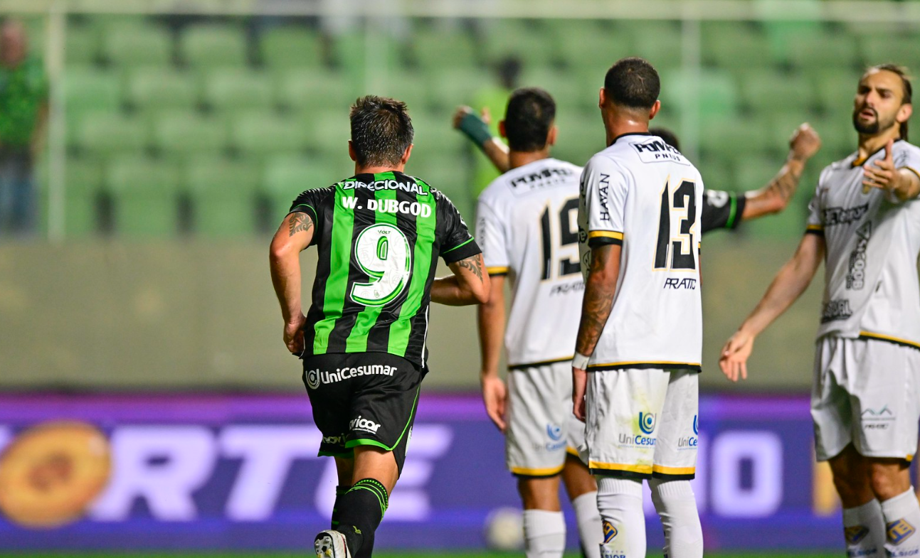 Volta Redonda perde para o América-MG com dois gols de W. Dubgod