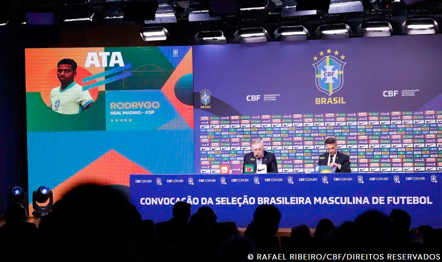 Carlo Ancelotti convoca seleção para amistosos contra Coreia e Japão