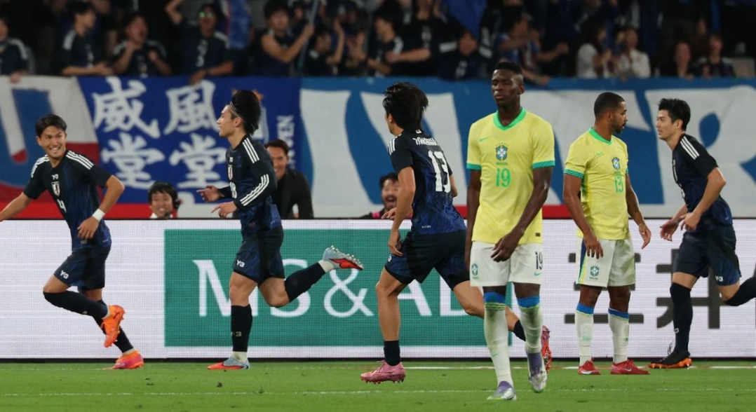 Japão vira sobre o Brasil e conquista vitória histórica em amistoso em Tóquio