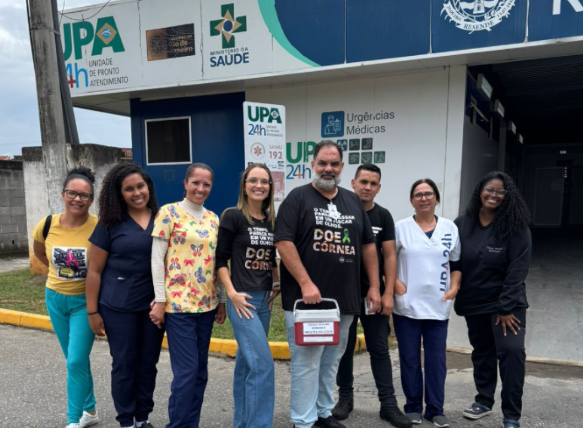 UPA 24h de Nova Resende realiza procedimento inédito de captação de córnea