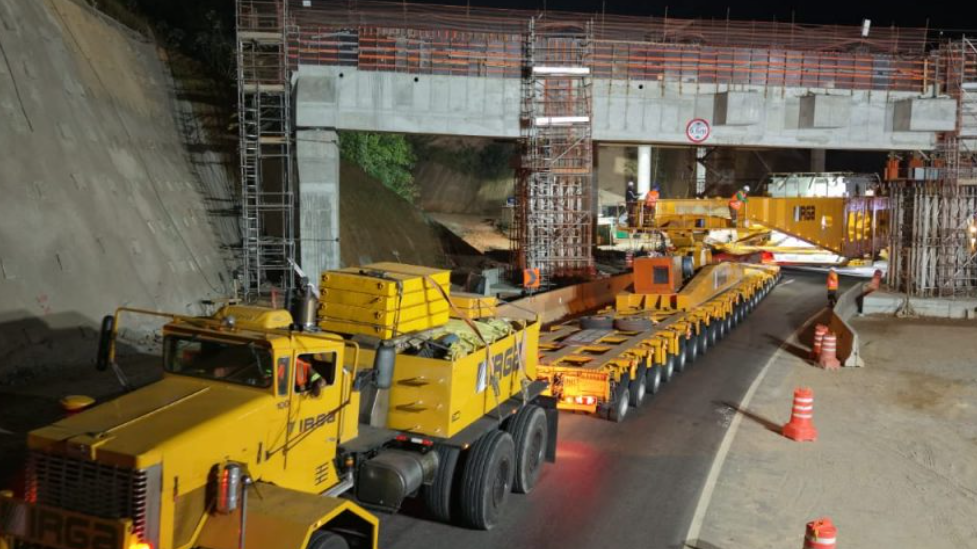 Carga especial deve descer a Serra das Araras neste domingo, dia 02