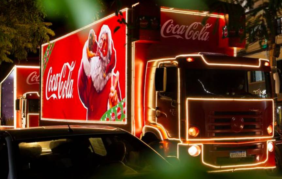 Caravana de Natal da Coca-Cola desembarca em Resende no dia 28 com espetáculo de luzes e inclusão