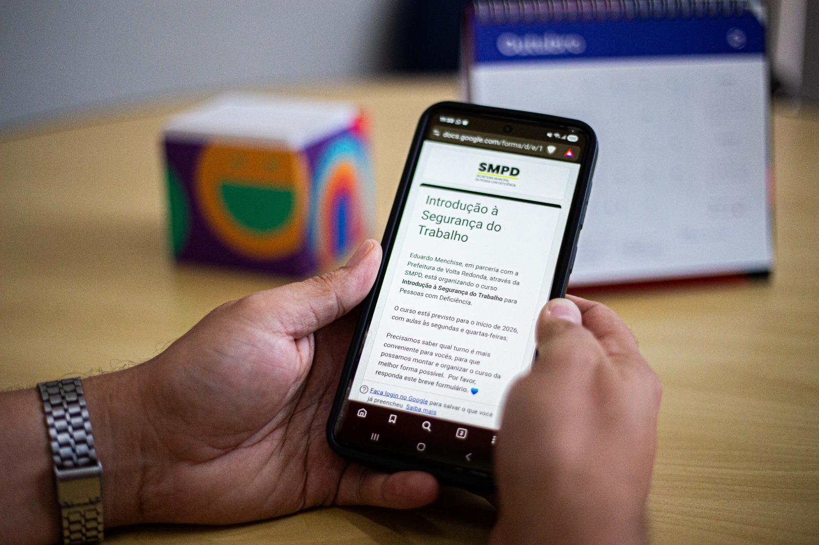 Volta Redonda vai ofertar curso gratuito de Introdução à Segurança do Trabalho para pessoas com deficiência