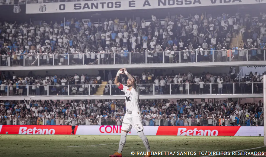Vasco é derrotado pelo Santos com dois gols de Neymar na Vila Belmiro