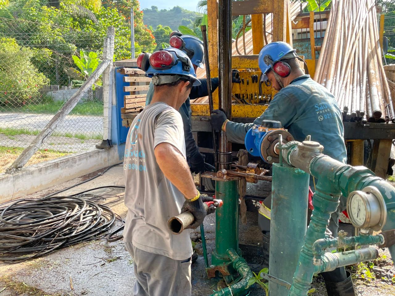 Saae-BM realiza manutenção no poço artesiano de Rialto para melhorar distribuição e qualidade da água