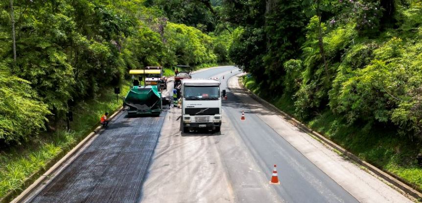 Trecho da Via Dutra em Porto Real passará por obras de recuperação de pavimento neste fim de semana