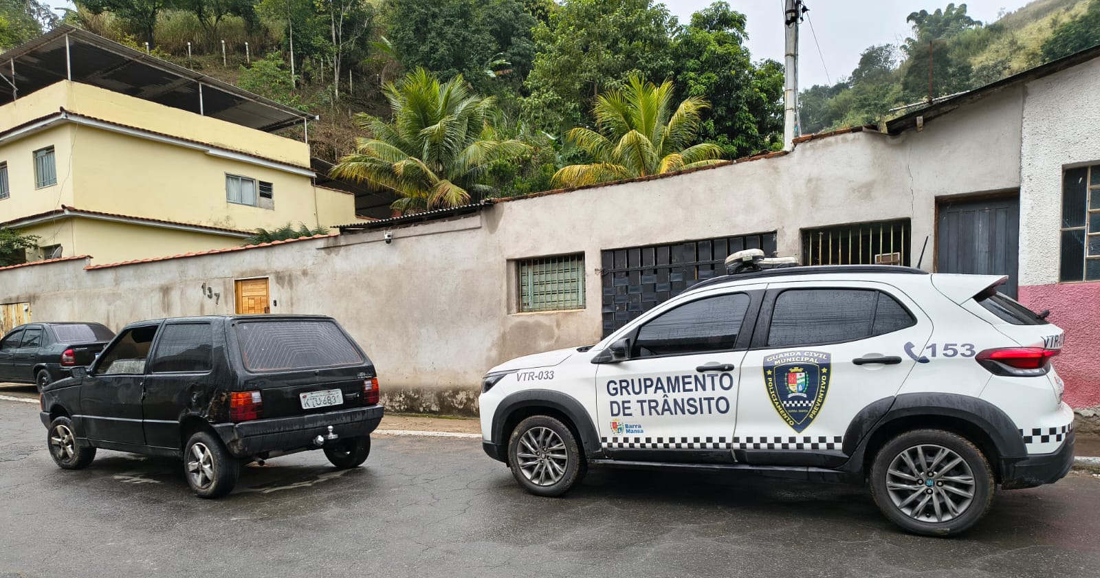 Guarda Municipal de Barra Mansa recupera veículo furtado após denúncia de morador