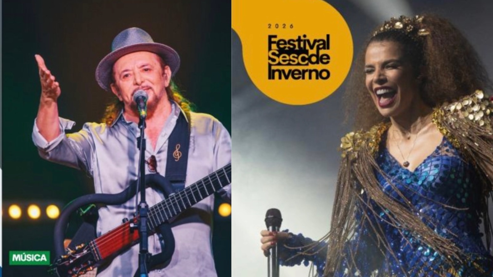 Festival Sesc de Inverno leva grandes shows e atrações culturais gratuitas a Penedo